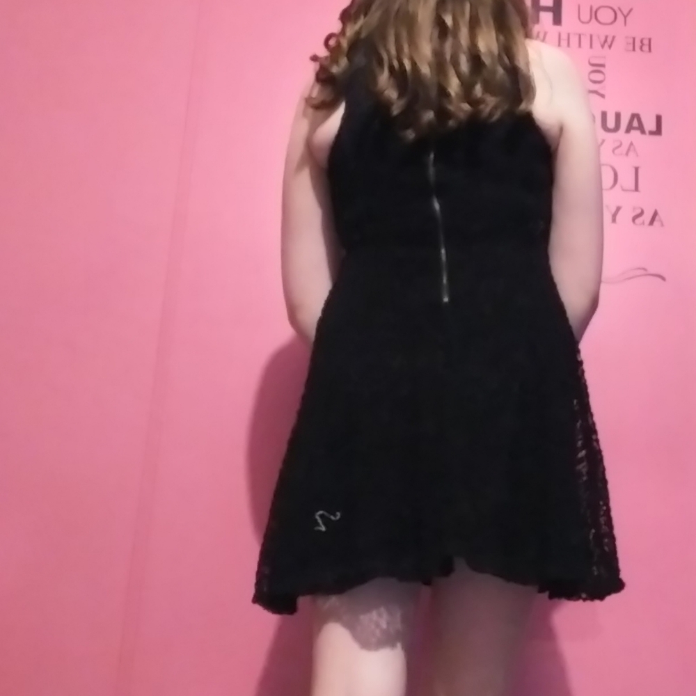 A black dress
